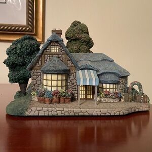 Thomas Kinkade Falbrooke Florist Hawthorne Village Light Up House Works